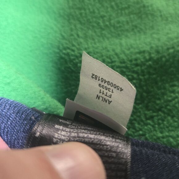 The North Face Denali Fleece Jacket Polartec Green Navy Men’s Large Retro Rare - Picture 7 of 10